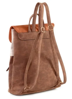 Discount Rucksack mit Überschlag und Drehschloss Handtaschen