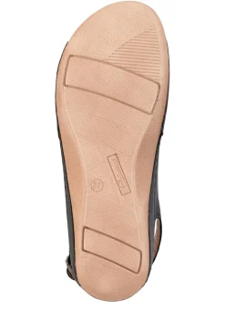 New Sandale aus Rind-Nappaleder mit verstellbarem Fersenriemchen Damen Sandalen