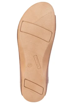 New Sandale aus teilweise perforiertem Nappaleder Damen Sandalen