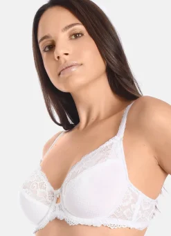 Hot Sassa Bügel-BH mit elastischer Spitze Damen Bh Mit Spitze|Bh Mit Bügel