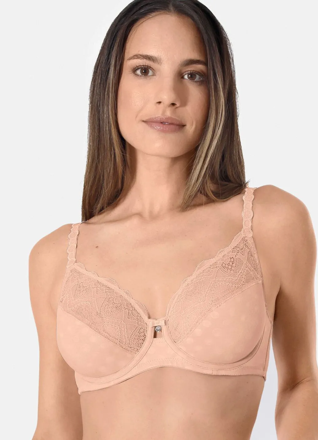 Online Sassa Bügel-BH mit hübscher Elastikspitze Damen Bh Mit Spitze|Bh Mit Bügel