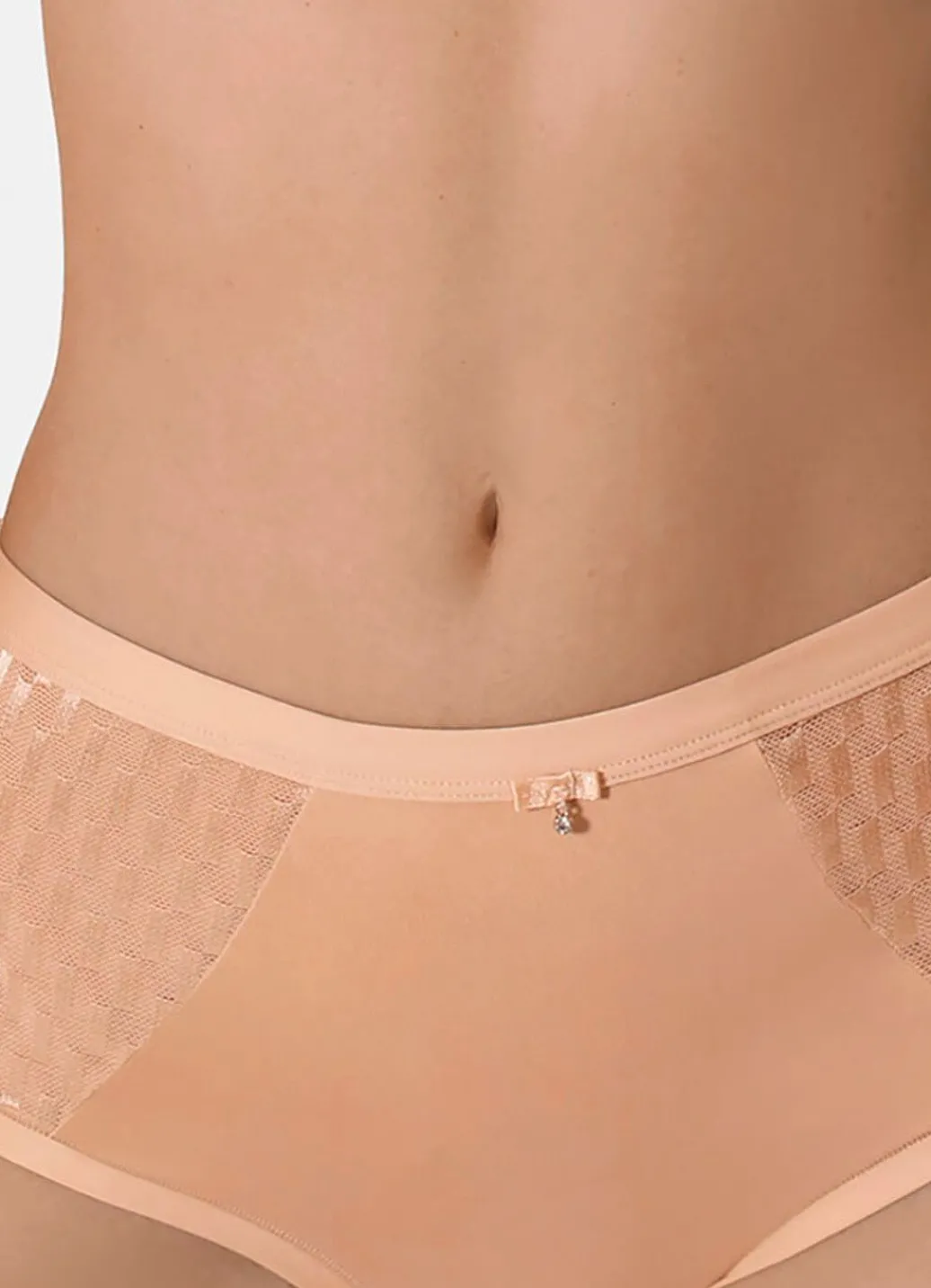 Outlet Sassa Zweierpack Slips mit jacquarddessinierten Tülleinsätzen Damen Slips