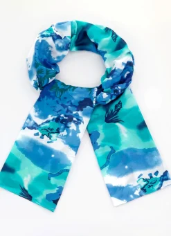 Sale Schal mit floralem Dessin Schals