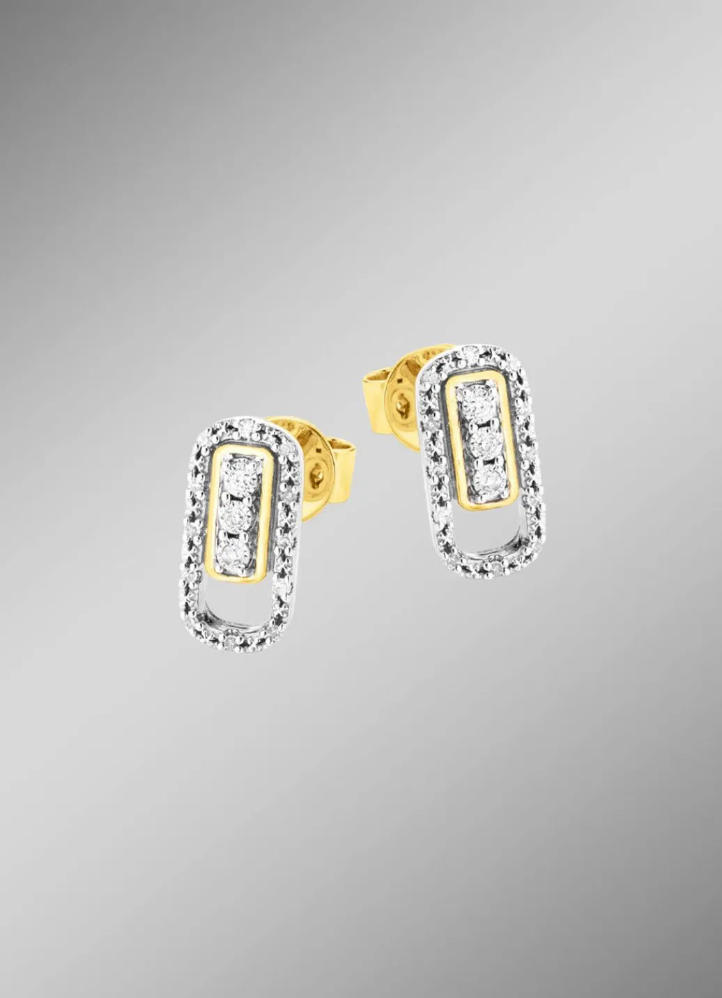 Damen Mona Ohrschmuck<Schicke Ohrstecker mit Brillanten