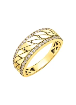New Schicker Damenring mit synth. Zirkonia Damen Ringe