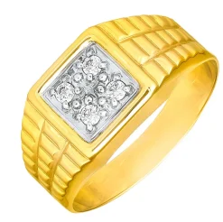 Best Schicker Herrenring aus Gold Herren Ringe