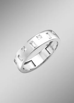 Outlet Schlichter, eleganter Damenring, der begeistert! Damen Ringe