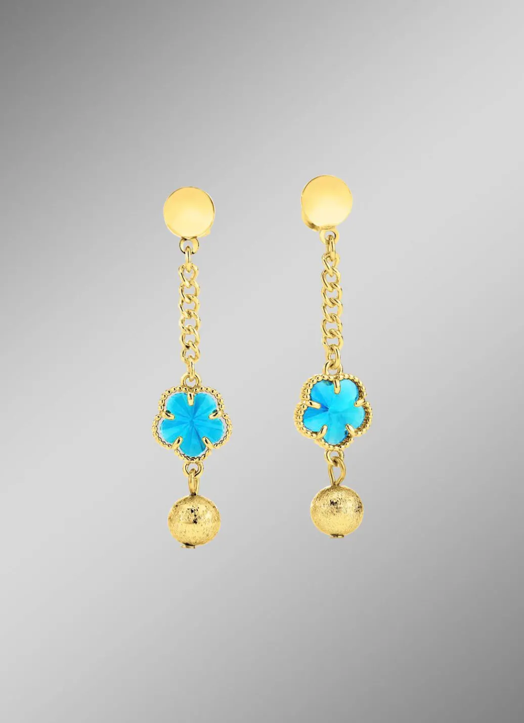 Schmuckset, 3-teilig, im Blumendesign Damen Modeschmuck
