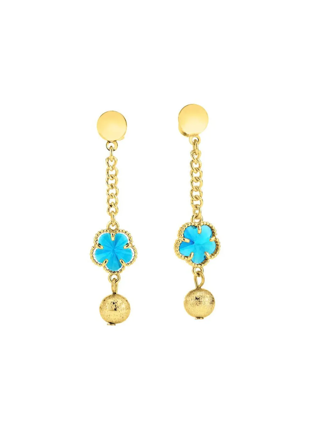 Schmuckset, 3-teilig, im Blumendesign Damen Modeschmuck