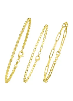Best Schmuckset, 3-teilig, aus drei Armbändern Damen Armbänder