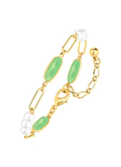 New Schmuckset, 3-teilig, aus Messing mit Kristallsteinen Damen Ohrschmuck|Halsketten