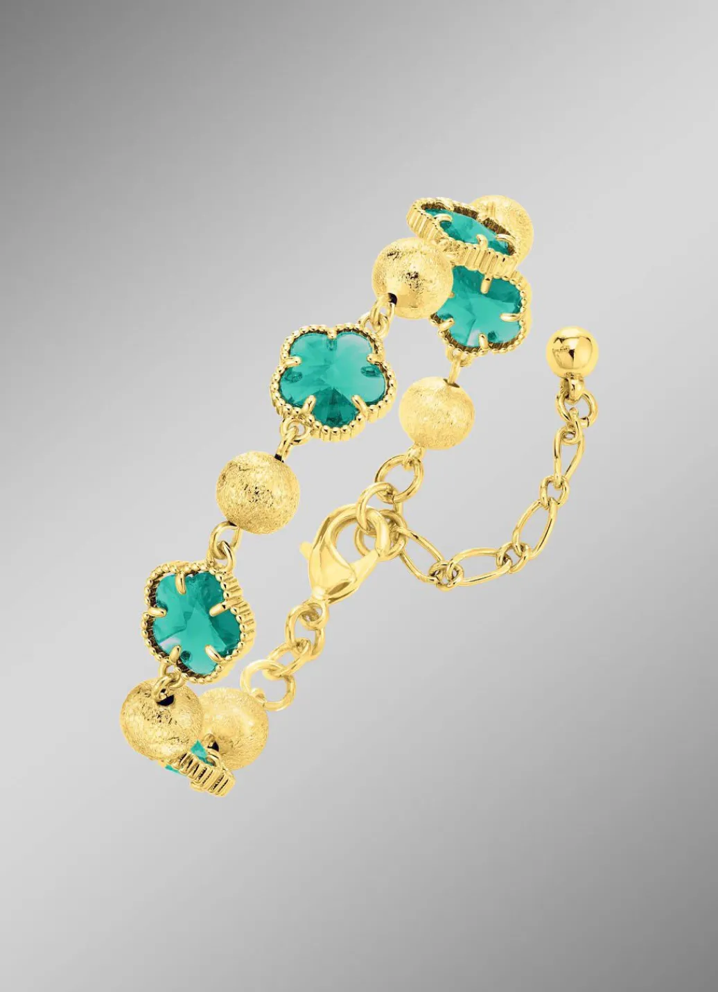 Discount Schmuckset, 3-teilig, im Blumendesign Damen Modeschmuck