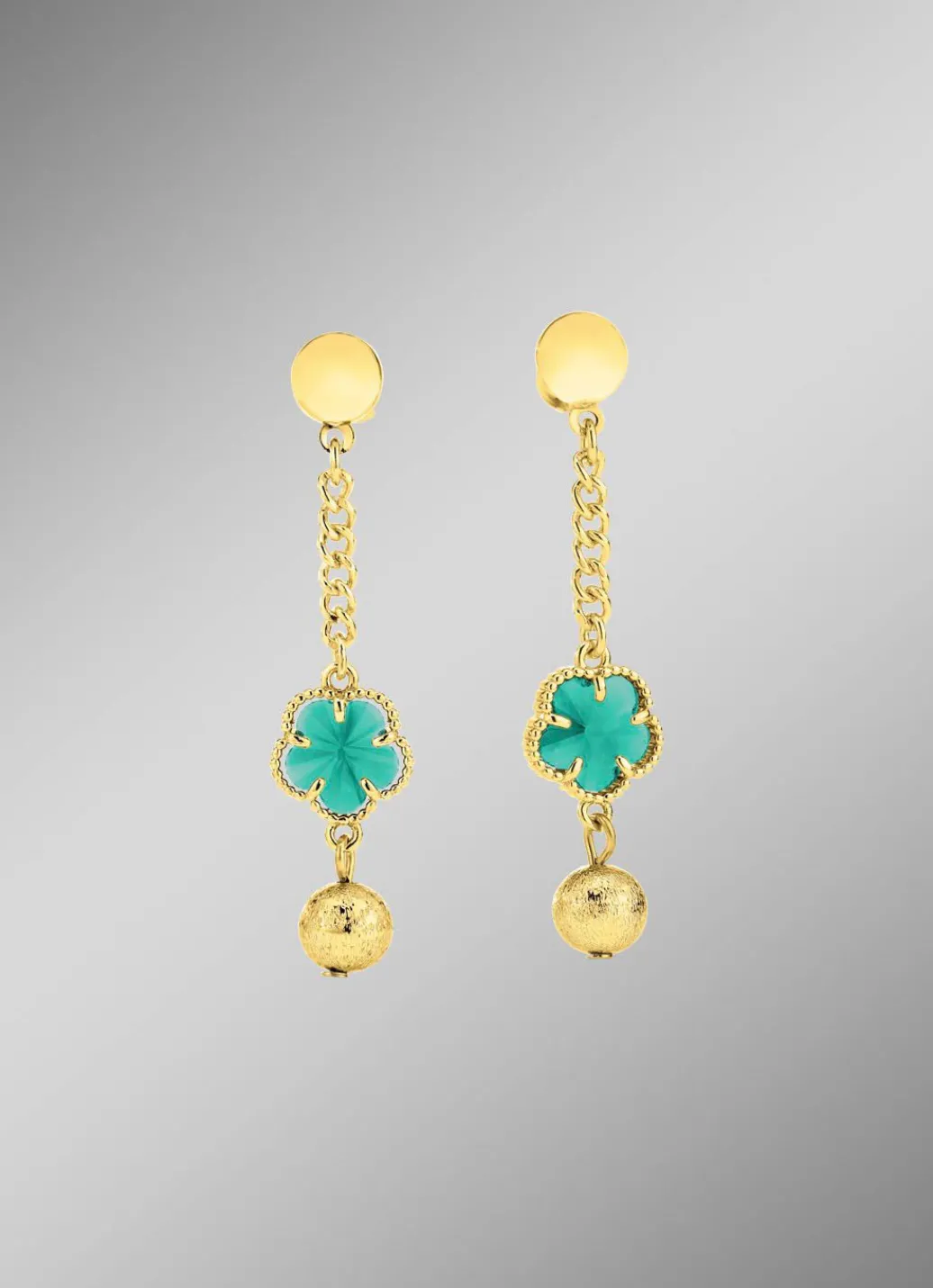 Discount Schmuckset, 3-teilig, im Blumendesign Damen Modeschmuck