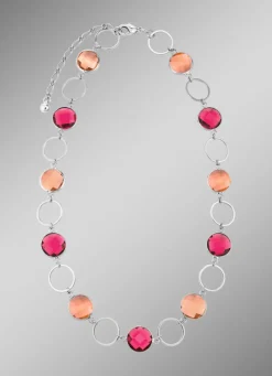 Discount Schmuckset, 3-teilig, mit Kristallsteinen Damen Ohrschmuck|Halsketten
