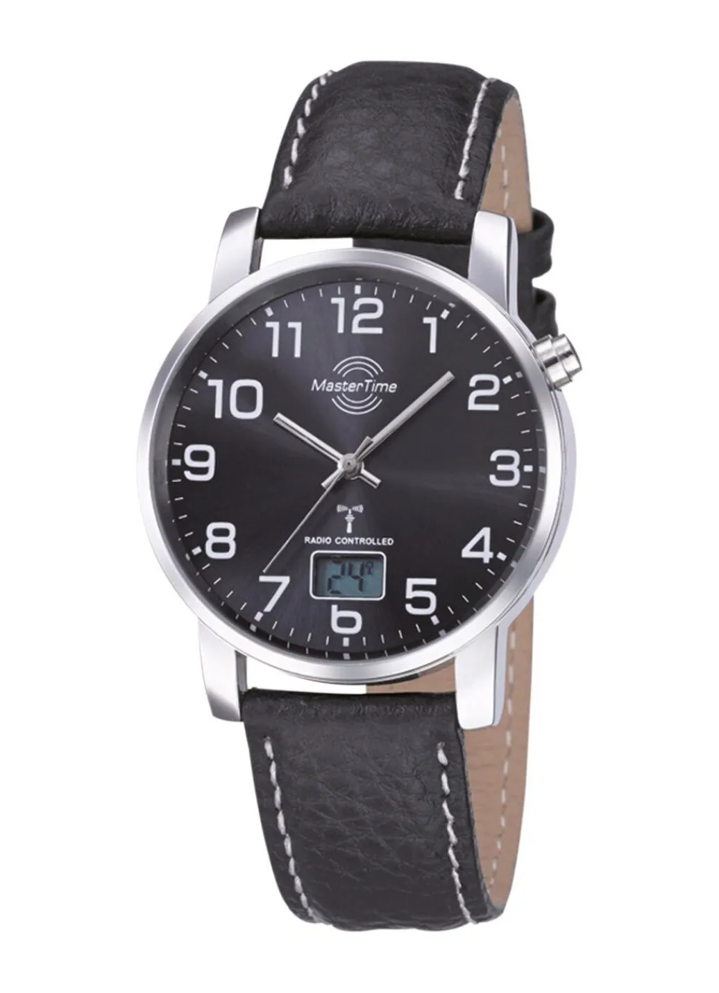 Discount Schöne Herren-Lederarmbanduhr Herren Funkuhren