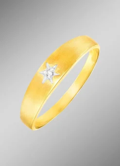 Sale Schöner Damenring in Bicolor mit Diamant Damen Ringe