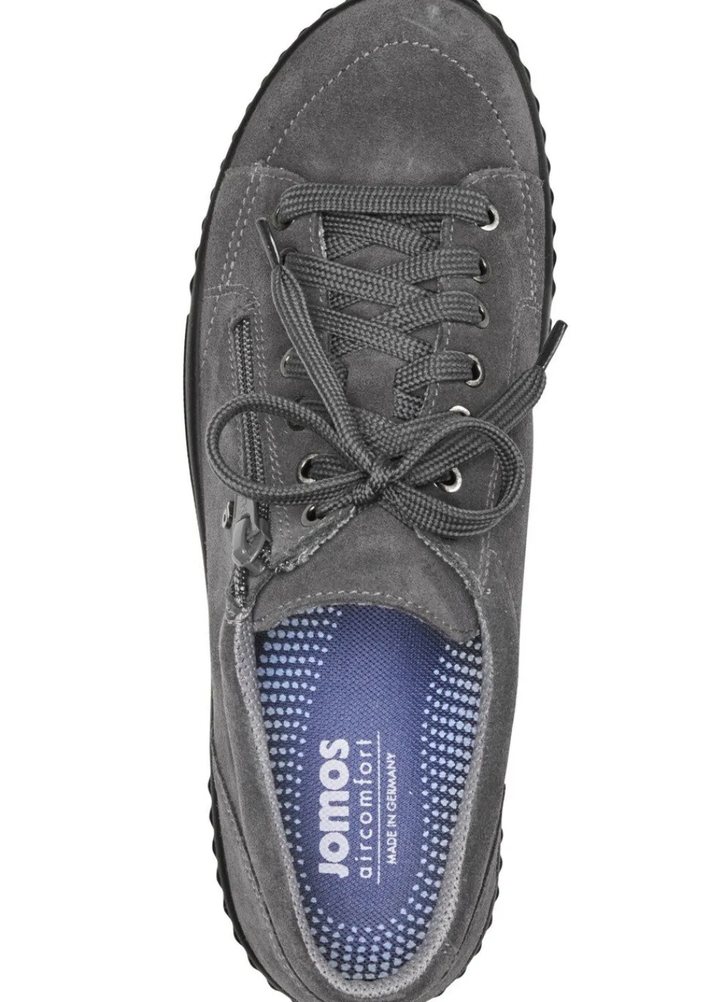 Outlet Schnürschuh aus hochwertigem Rind-Veloursleder Damen Sneaker & Sportschuhe|Schnürschuhe