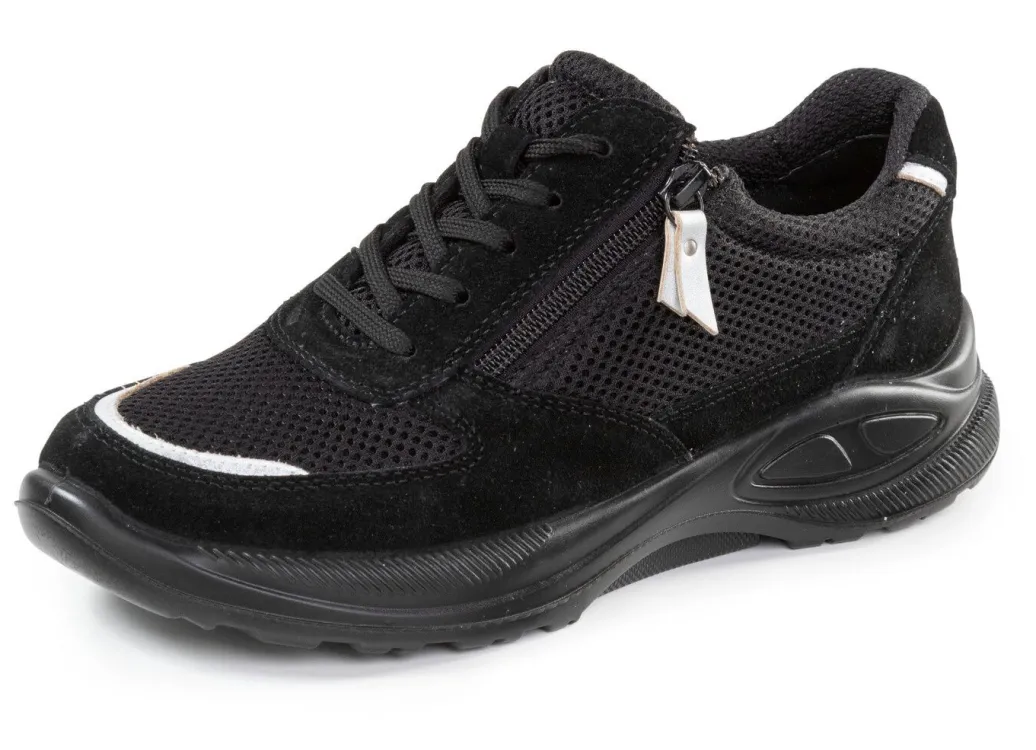 Sale Schnürschuh aus Meshmaterial und Veloursleder Damen Sneaker & Sportschuhe|Schnürschuhe