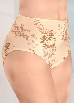 Outlet Sechserpack Slips mit Druckdessin Damen Slips