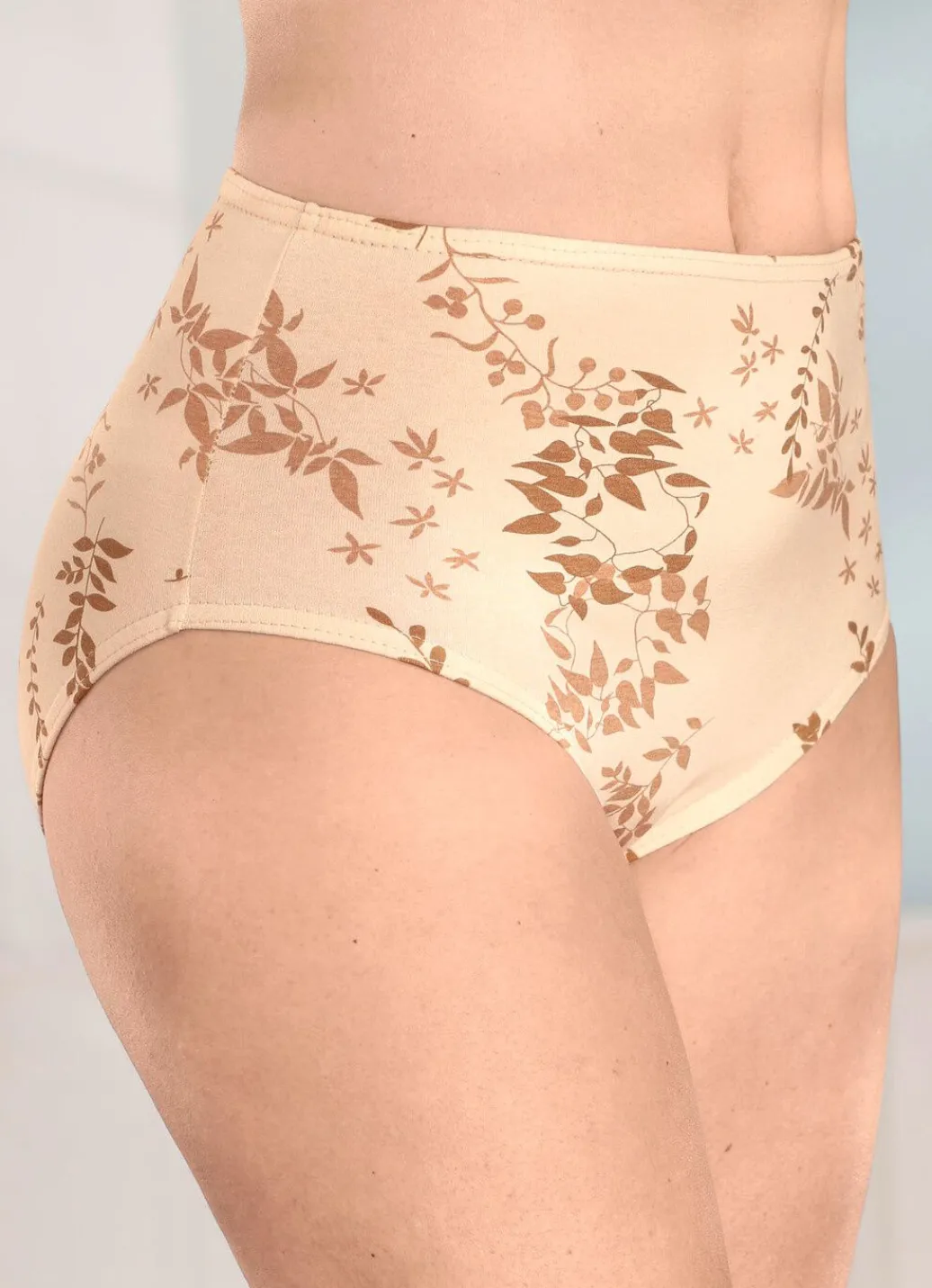 Outlet Sechserpack Slips mit Druckdessin Damen Slips