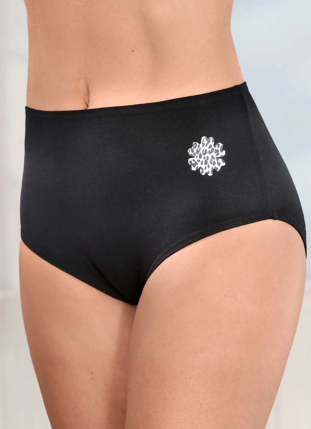 Sale Sechserpack Slips mit Gummizug im Bund Damen Slips
