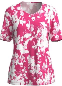 Damen Mona Kurzarm<Shirt mit Floraldessin
