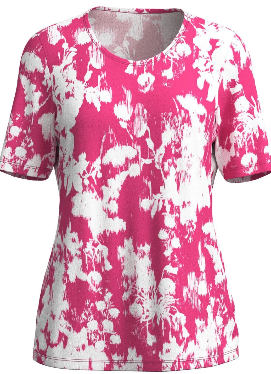 Damen Mona Kurzarm<Shirt mit Floraldessin