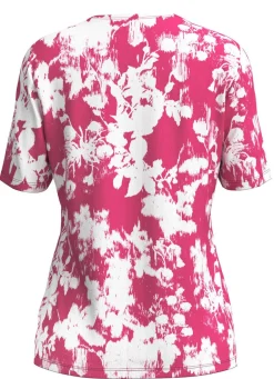 Damen Mona Kurzarm<Shirt mit Floraldessin