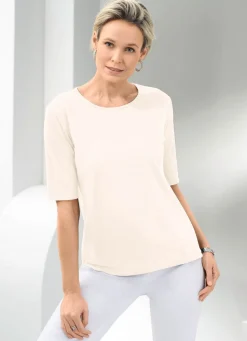 Damen Mona Kurzarm<Shirt mit rundem Halsausschnitt in 10 Farben
