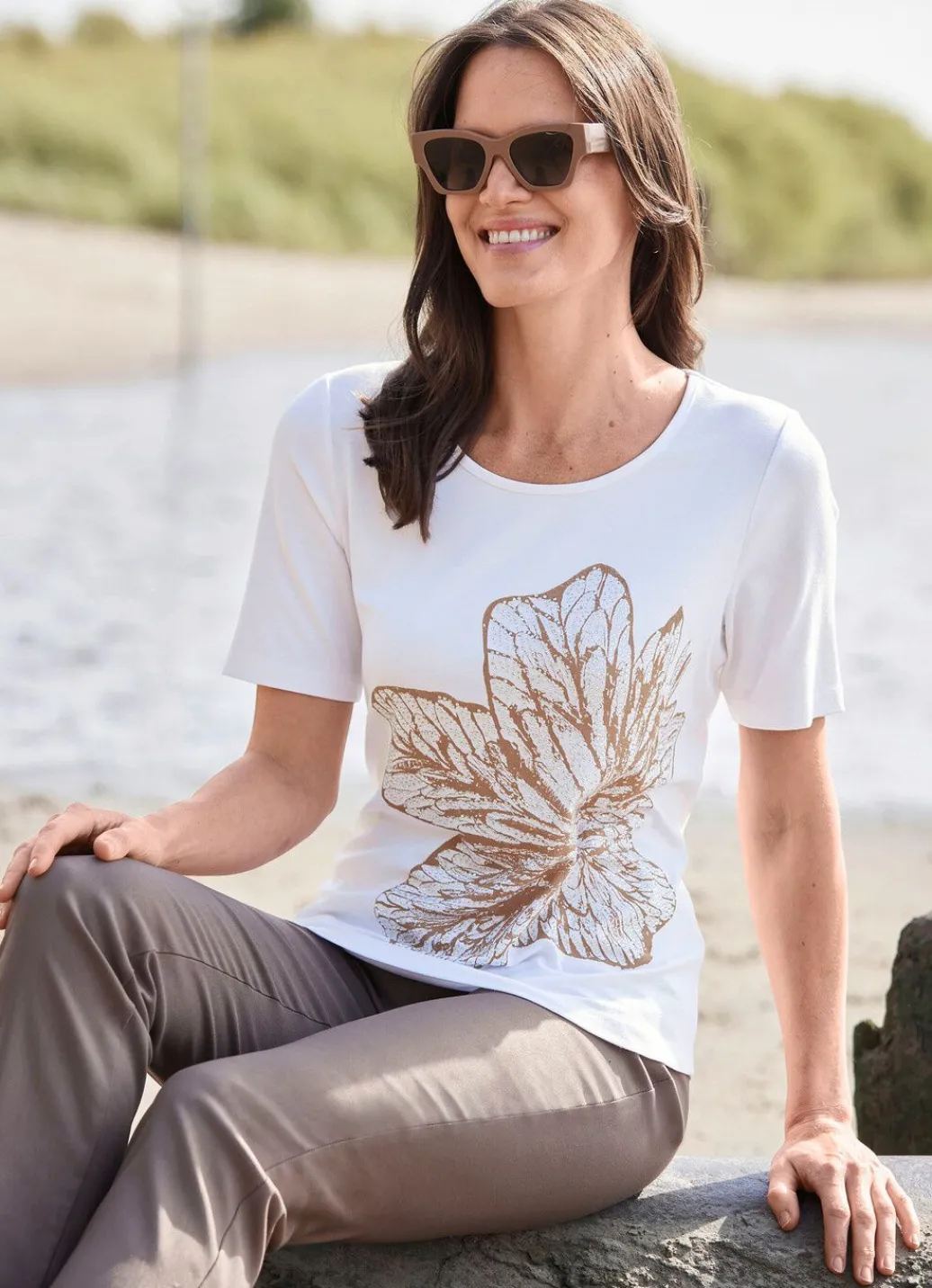 Online Shirt mit Strasszier Damen Shirts Mit Strass|Kurzarm
