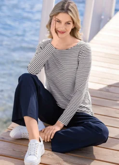 Outlet Shirt mit Viskose Damen Langarm