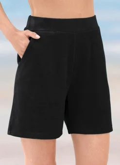 Damen Mona Shorts|Freizeithosen<Shorts aus Frottierstretch