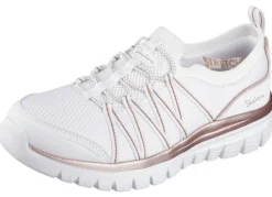 Sale SKECHERS, trendige Damen-Slipper, aus gestricktem Mesh-Material Damen Sneaker & Sportschuhe|Slipper