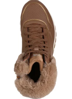 Sale SKECHERS, gefütterte Damen-Boots, Winterschuhe, mit flauschigem Plüschkragen Damen Winterschuhe|Stiefel & Stiefeletten