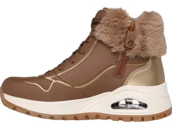 Sale SKECHERS, gefütterte Damen-Boots, Winterschuhe, mit flauschigem Plüschkragen Damen Winterschuhe|Stiefel & Stiefeletten
