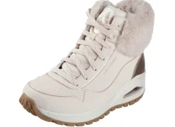 Online SKECHERS, gefütterte Damen-Boots, Winterschuhe, mit flauschigem Plüschkragen Damen Winterschuhe|Stiefel & Stiefeletten