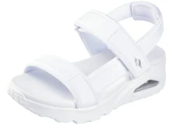 Discount SKECHERS Sandale aus dehnbarem Textilmaterial Damen Sandalen