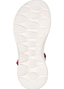 Sale SKECHERS, sportliche Damen-Sandalen, mit geformter Slip-Ins Fersenplatte Damen Sandalen