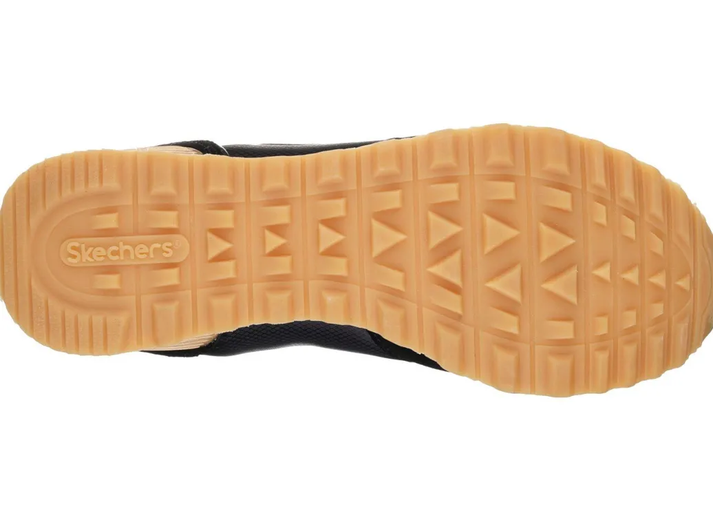 SKECHERS, sportliche Damen-Sneaker, aus Leder, Synthetik und Mesh Damen Sneaker & Sportschuhe|Schnürschuhe
