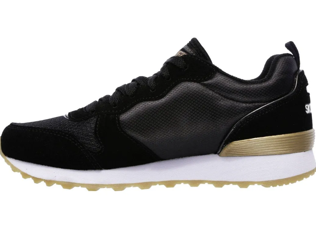 SKECHERS, sportliche Damen-Sneaker, aus Leder, Synthetik und Mesh Damen Sneaker & Sportschuhe|Schnürschuhe