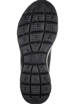 New SKECHERS, sportliche Damen-Sneaker, mit Nappaleder-Besätzen Damen Sneaker & Sportschuhe|Schnürschuhe