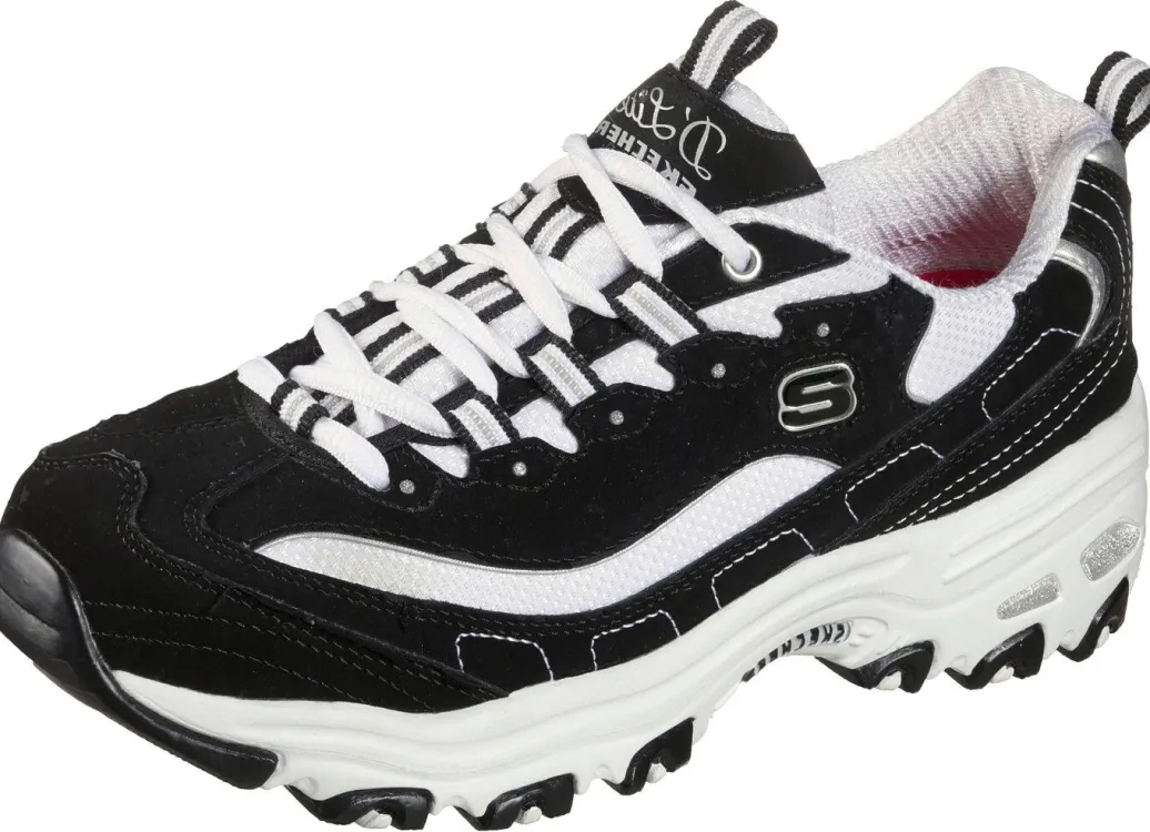 Hot SKECHERS, sportliche Damen-Sneaker, mit herausnehmbarem Fußbett Damen Sneaker & Sportschuhe|Schnürschuhe