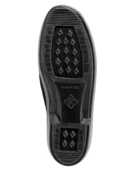 Sale Slipper aus elastischem Strickmaterial mit Schnürung Damen Slipper