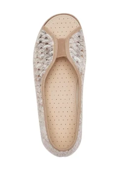 New Slipper in aus Textilmaterial Damen Slipper