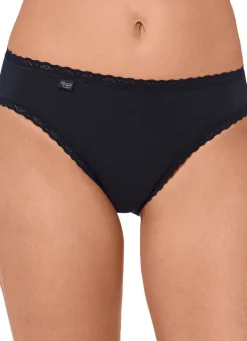 Online Sloggi 24/7 Dreierpack Slips mit Spitzenbandabschlüssen Damen Slips