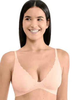 Discount sloggi ZERO Feel-Push-up-BH mit Elastikspitze Damen Bh Ohne Bügel|Bh Mit Spitze
