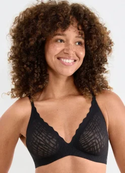 Sale sloggi ZERO Feel-Push-up-BH mit Elastikspitze Damen Bh Ohne Bügel|Bh Mit Spitze
