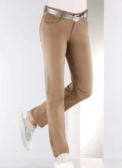 Damen Mona Lange Hosen<Softe Hose in 5-Pocket-Form