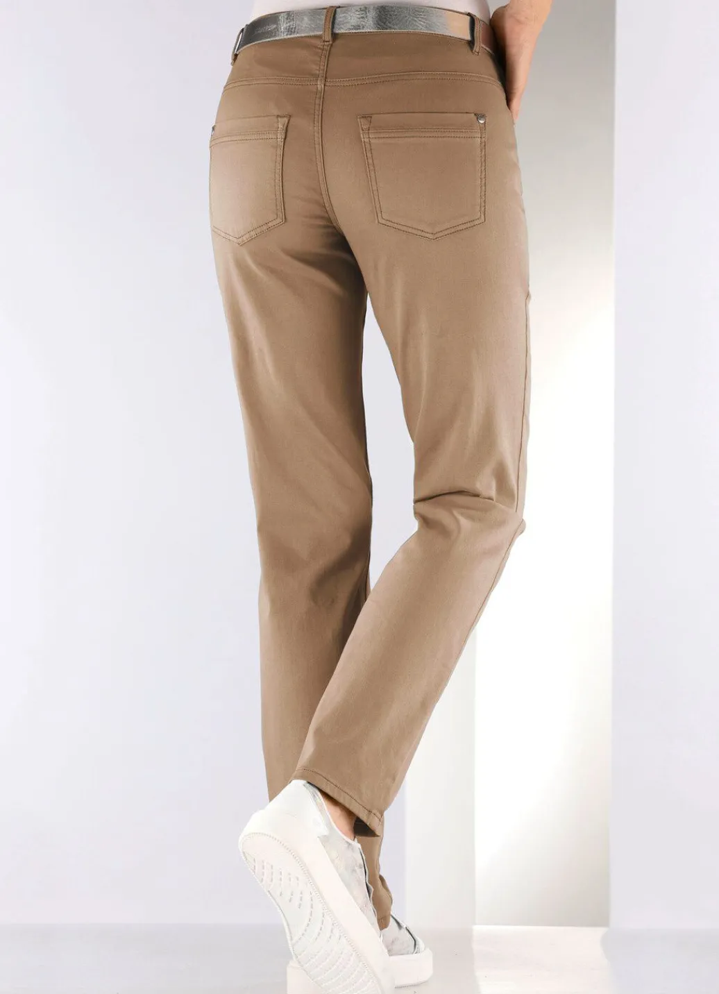 Damen Mona Lange Hosen<Softe Hose in 5-Pocket-Form