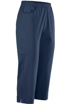 Damen Mona Lange Hosen<Soft-Stretch-Caprihose